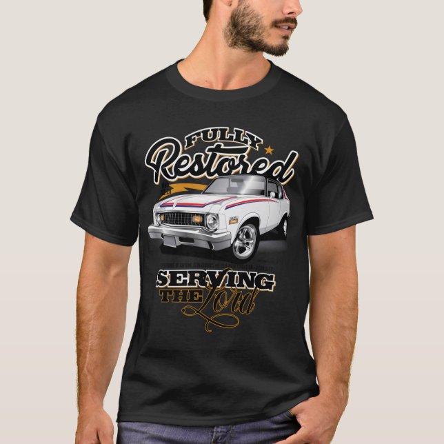 Vollständig restaurierte 74 Nova-Freunde T-Shirt (Vorderseite)