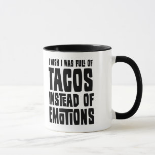 Vollständig von Tacos Tasse