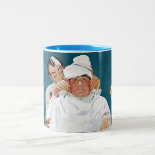 Vollständige Behandlung Zweifarbige Tasse