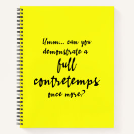 Vollständige Contretemps Meyer Lemon Notizbuch