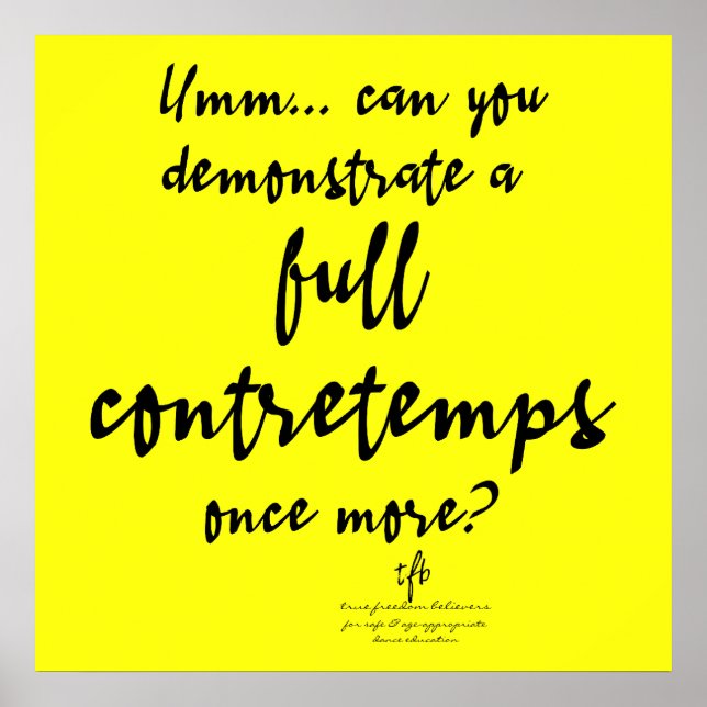 Vollständige Contretemps Meyer Lemon Poster (Vorne)