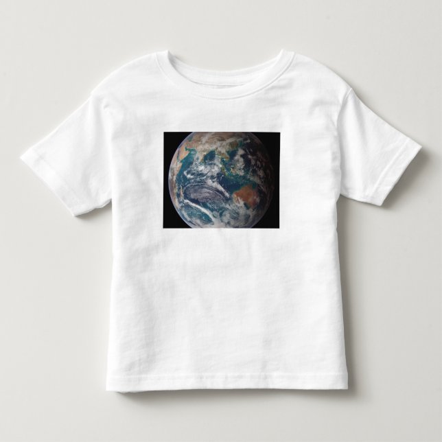 Vollständige Darstellung der Erde mit globalen Dat Kleinkind T-shirt (Vorderseite)