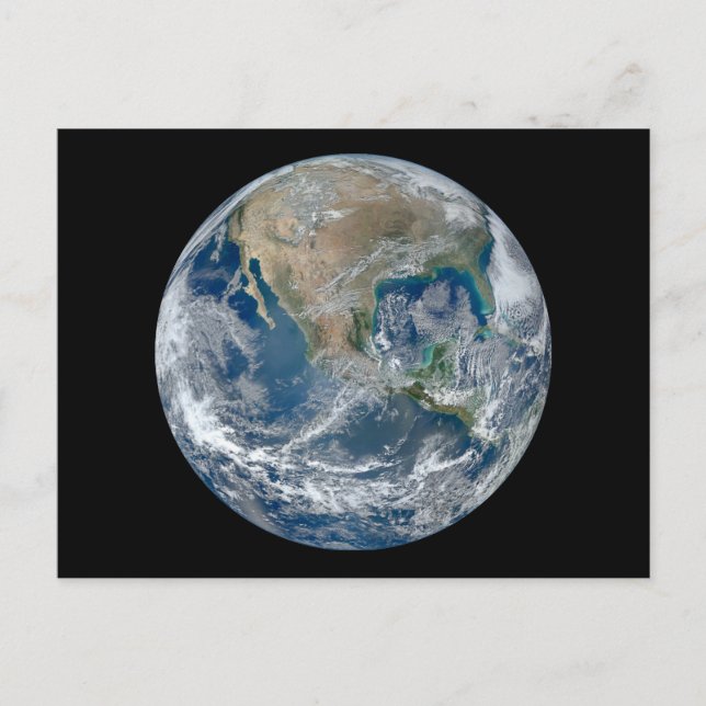 Vollständige Erde 2012 Postkarte (Vorderseite)