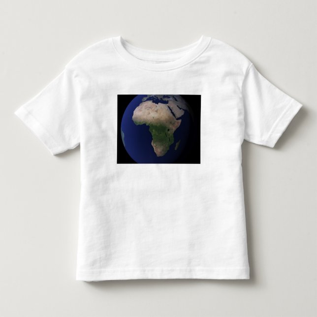 Vollständige Erde mit Afrika, Europa und dem Nahen Kleinkind T-shirt (Vorderseite)