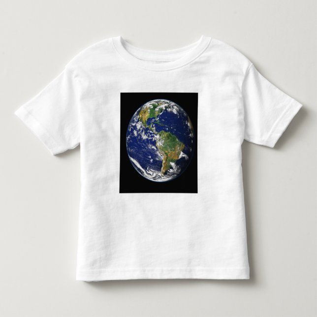 Vollständige Erde mit der Western-Hemisphäre Kleinkind T-shirt (Vorderseite)
