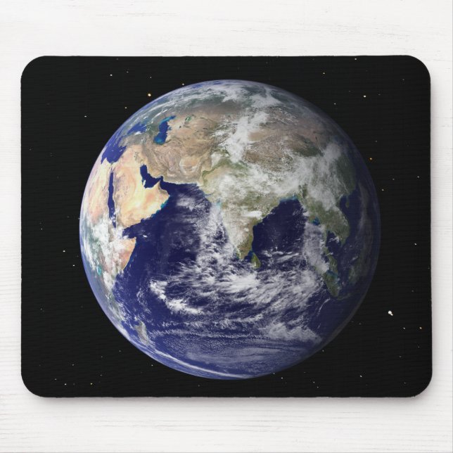 Vollständige Erde mit Europa und Asien 2 Mousepad (Vorne)