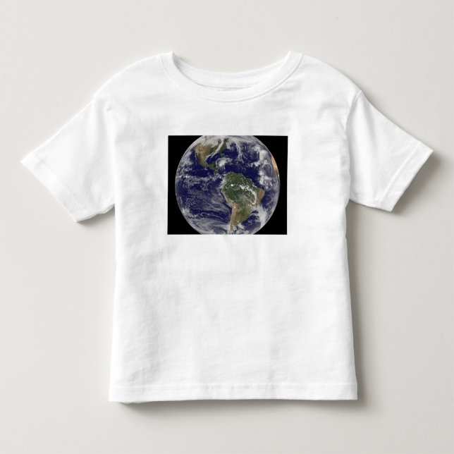 Vollständige Erde mit Hurrikan Paloma Kleinkind T-shirt (Vorderseite)