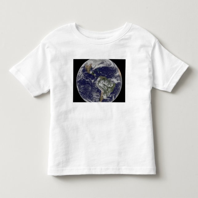 Vollständige Erde mit Nord- und Südamerika 6 Kleinkind T-shirt (Vorderseite)