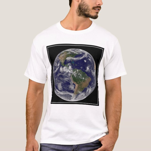Vollständige Erde mit verschiedenen tropischen Stu T-Shirt (Vorderseite)
