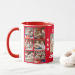 VOLLSTÄNDIGE FOTO-COLLAGE MERRY CHRISTMAS TASSE RE<br><div class="desc">VOLLSTÄNDIGE FOTO MERRY CHRISTMAS Tasse rot FOTO COLLAGE MERRY CHRISTMAS TASSE RED COLLAGE</div>