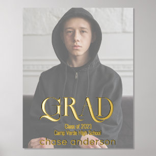 Vollständige Foto Overlay Grad Typografie Foliendrucke