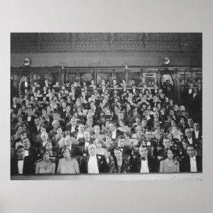 VOLLSTÄNDIGE HAUSHALTSBEREICHE, Vintag, Theater, M Poster