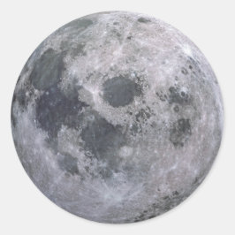 VOLLSTÄNDIGE MOON Große Aufkleber