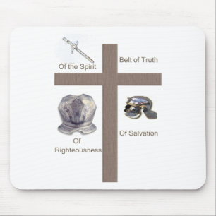 Vollständige Rüstung Christlicher Produkte Mousepad