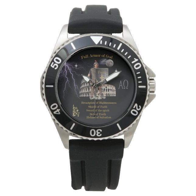 Vollständige Rüstung der GOD Armbanduhr (Vorderseite)