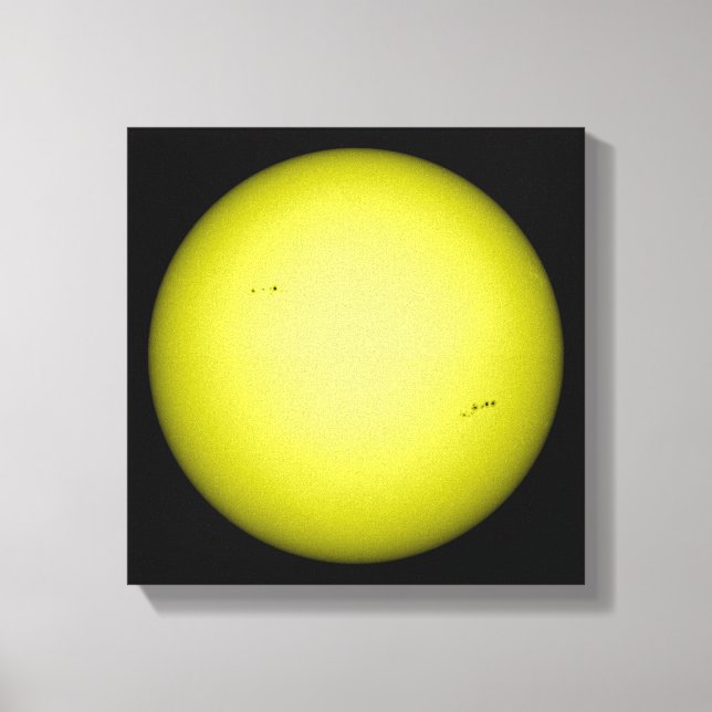Vollständige Sicht auf die Sonne Leinwanddruck (Vorderseite)