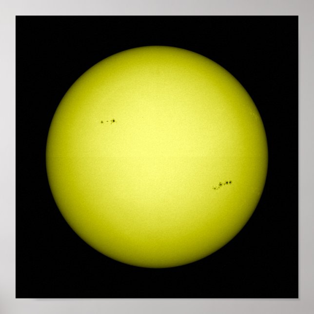 Vollständige Sicht auf die Sonne Poster (Vorne)