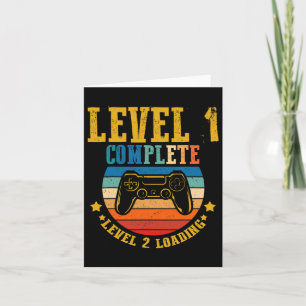 Vollständige Stufe 2 des Gamer-Geburtstags Karte