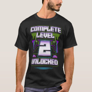 Vollständige Stufe 2 Unverschlossene 2. Jahre alt T-Shirt