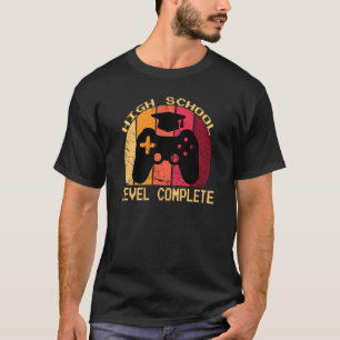 Vollständiger Gaming-Abschluss für High School T-Shirt