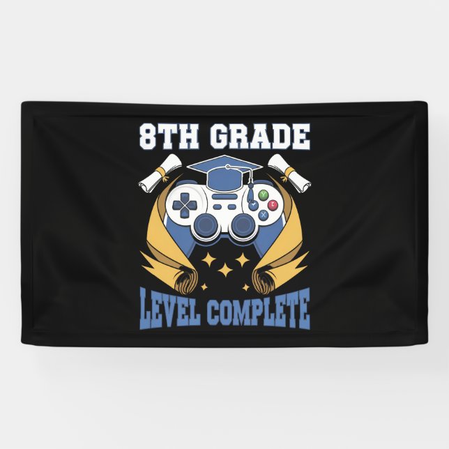 Vollständiger Gaming-Gamer-Abschluss der achten St Banner (Horizontal)