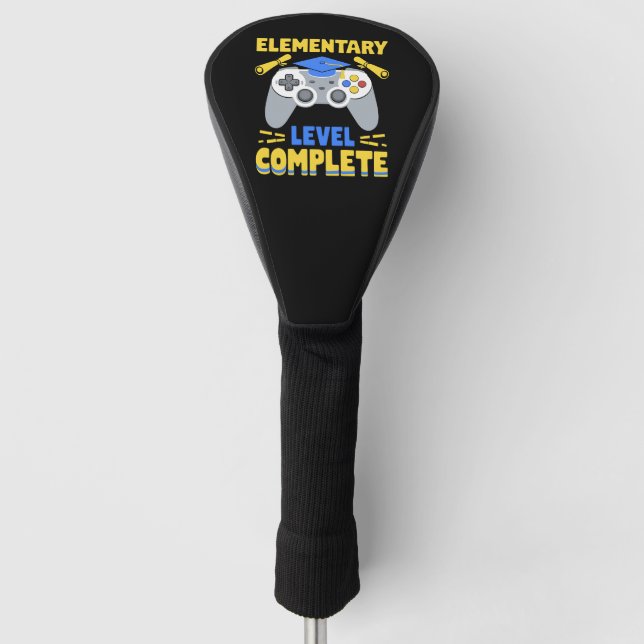 Vollständiger Gaming-Gamer-Abschluss für Elementar Golf Headcover (Vorderseite)