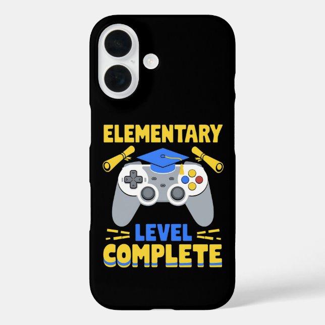 Vollständiger Gaming-Gamer-Abschluss für Elementar iPhone 16 Hülle (Rückseite)