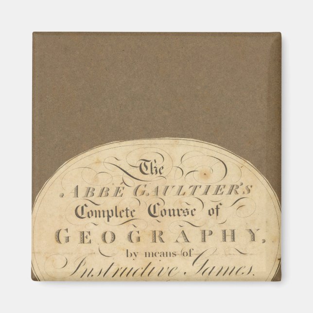 Vollständiger geografischer Ablauf Magnet (Vorne)