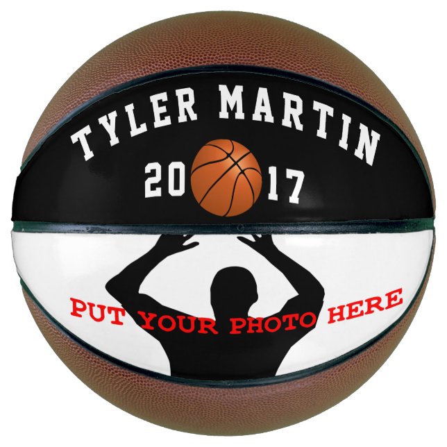 Vollständiger Name und Jahr Basketball (Vorderseite)