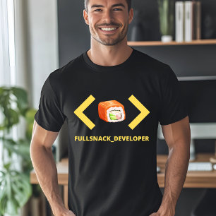 Vollständiger Snack-Entwickler Sushi T-Shirt