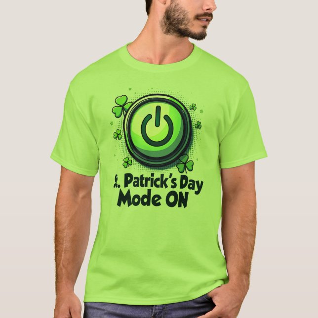Vollständiger St. Patrick-Modus T-Shirt (Vorderseite)