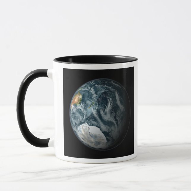 Vollständiger Überblick über die Erde, die die Ant Tasse (Links)