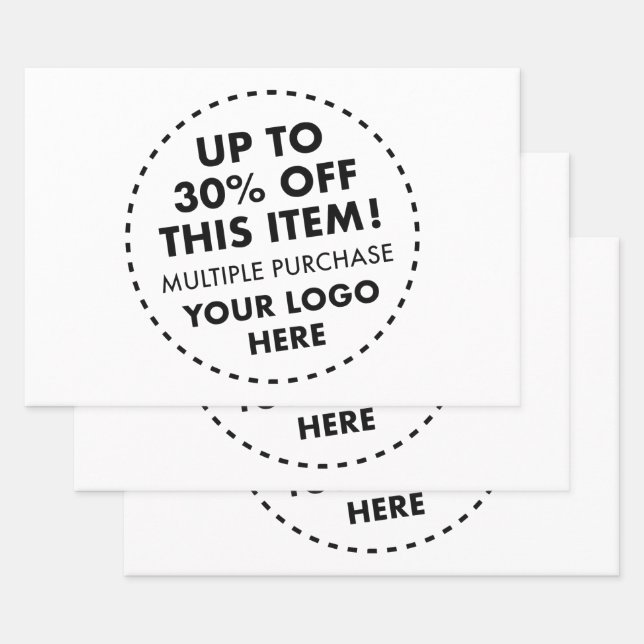 VOLLSTÄNDIGES BILD 30% Rabatt auf Bulk kaufen 3 x  Geschenkpapier Set (Set)