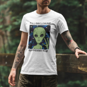 Vollständiges Ereignis jetzt Alien und UFO T-Shirt