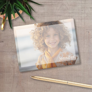 Vollständiges Foto-Design mit Individuelle Name Post-it Klebezettel