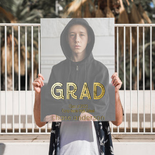 Vollständiges Foto Grad Grunge Typografie Foliendrucke