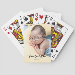 Vollständiges Foto - Vertikale, benutzerdefinierte Spielkarten