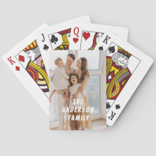 Vollständiges Foto - Vertikale, benutzerdefinierte Spielkarten