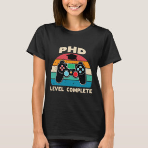 Vollständiges Geschenk für den Abschluss von Phd L T-Shirt