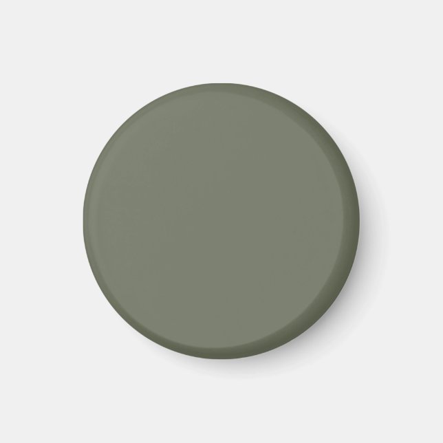 Vollständiges Moss Green Custom Magnet (Vorne)
