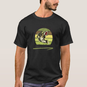 Vollzeit-Barista Wochenend-Angeln Barsch Angler T-Shirt