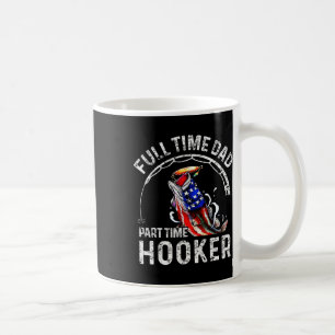 Vollzeit-Vater, Teilzeit-lustiger Angelvater für M Kaffeetasse