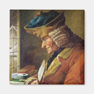 Voltaire in seiner Studie Magnet