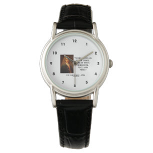 Voltaire Work Rette uns drei große Evils Langeweil Armbanduhr