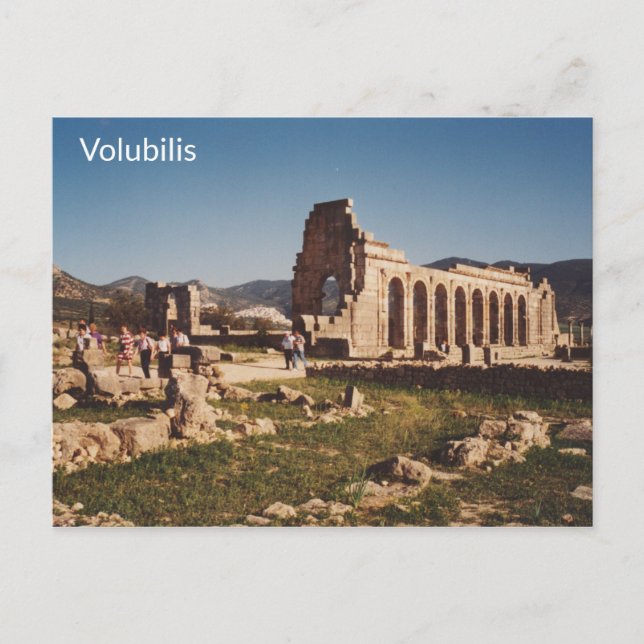 Volubilis - Marokko Postkarte (Vorderseite)