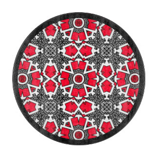 Volume sixteen's kaleidoscope art eight schneidebrett