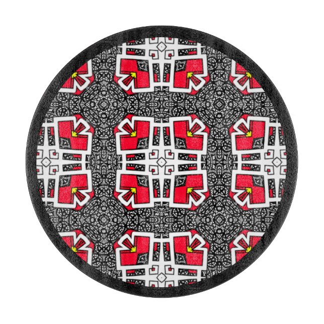 Volume sixteen's kaleidoscope art sixteen schneidebrett (Vorderseite)