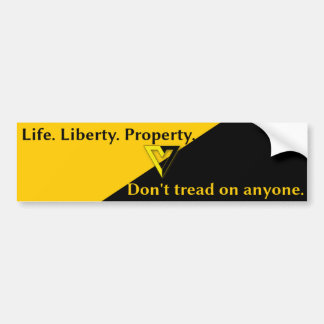 Voluntaryist Anarcho-Kapitalist Autoaufkleber