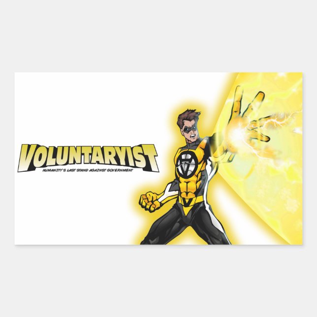 Voluntaryist Blast Sticker (Vorderseite)