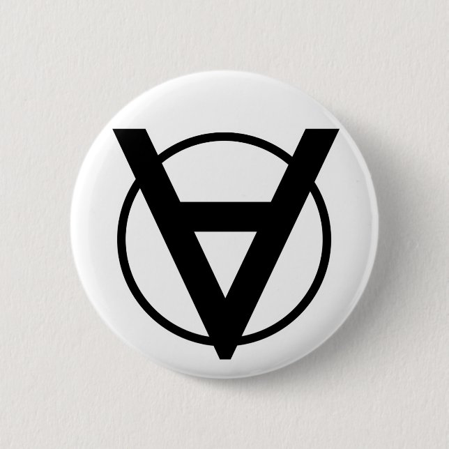 Voluntaryist Knopf Button (Vorderseite)